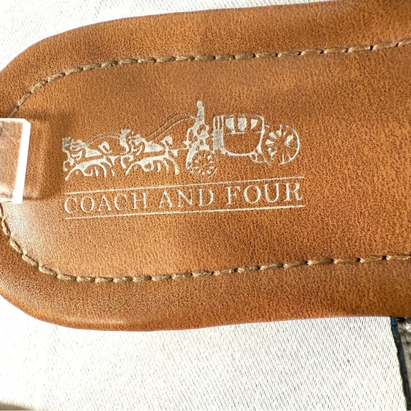 Coach and Four multi colored print sandals - Picture 5 of 7